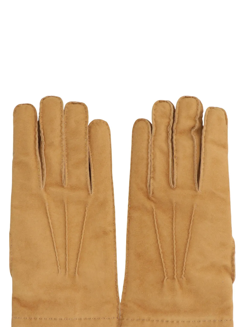 Moorer Narton suede gloves - Bruin