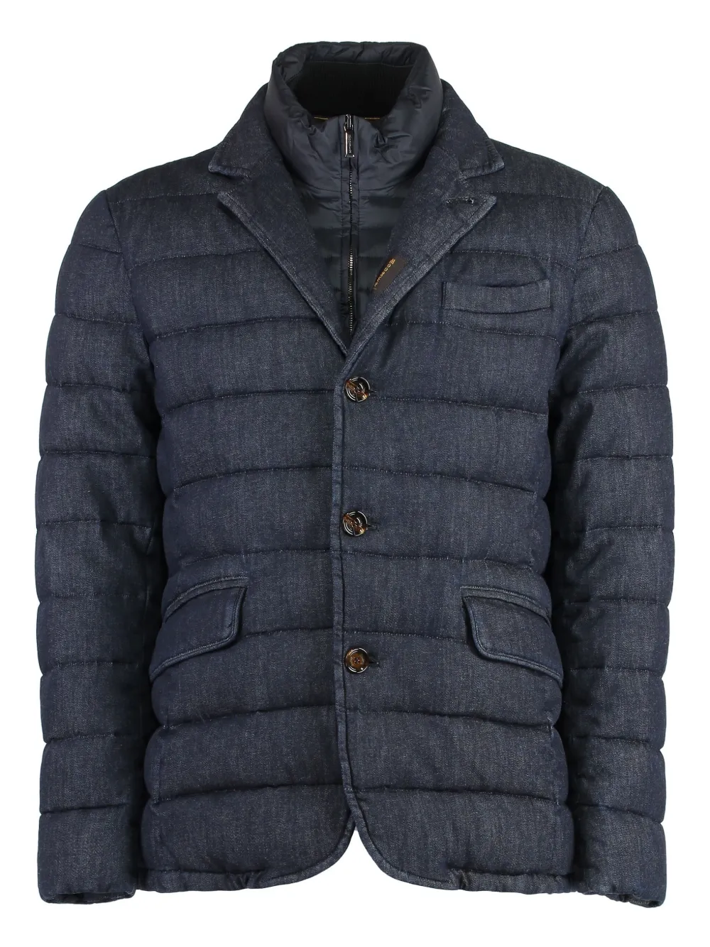 Moorer Nomos padded jacket | Blue | Image 1