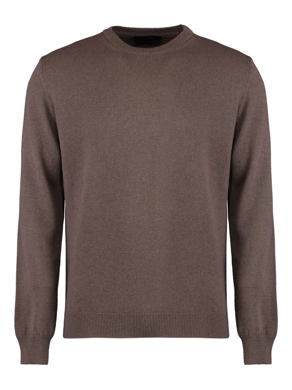 Moorer ribbed crew-neck cashmere sweater Bruin