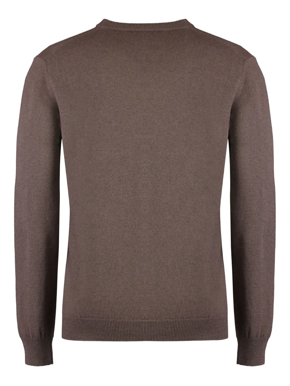 Moorer ribbed crew-neck cashmere sweater - Bruin