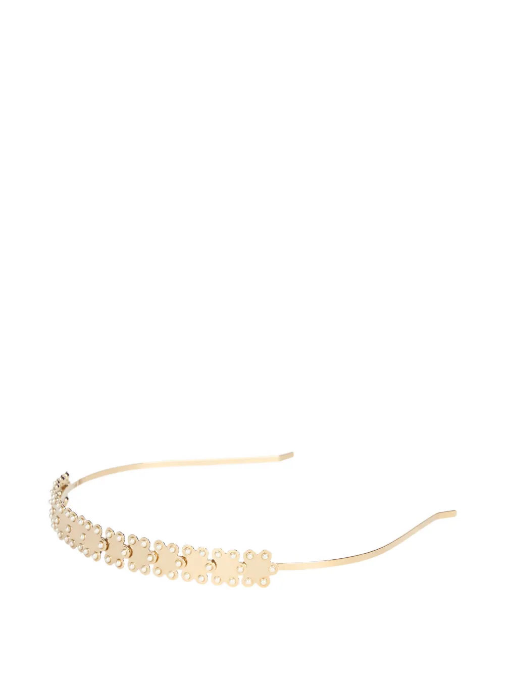 RED(V) flower embellished headband - Oro