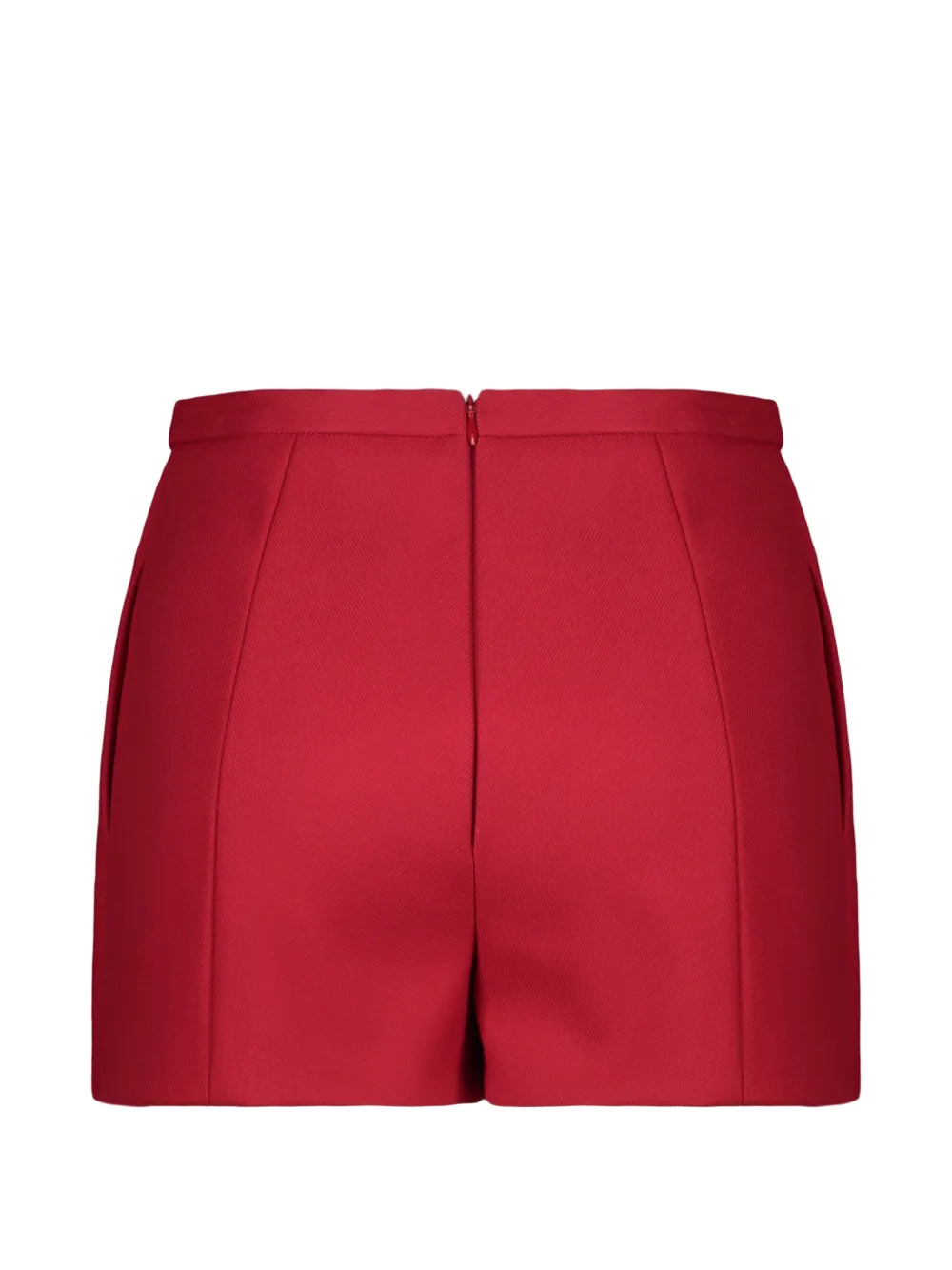 RED Valentino High-waist twill skort Rood