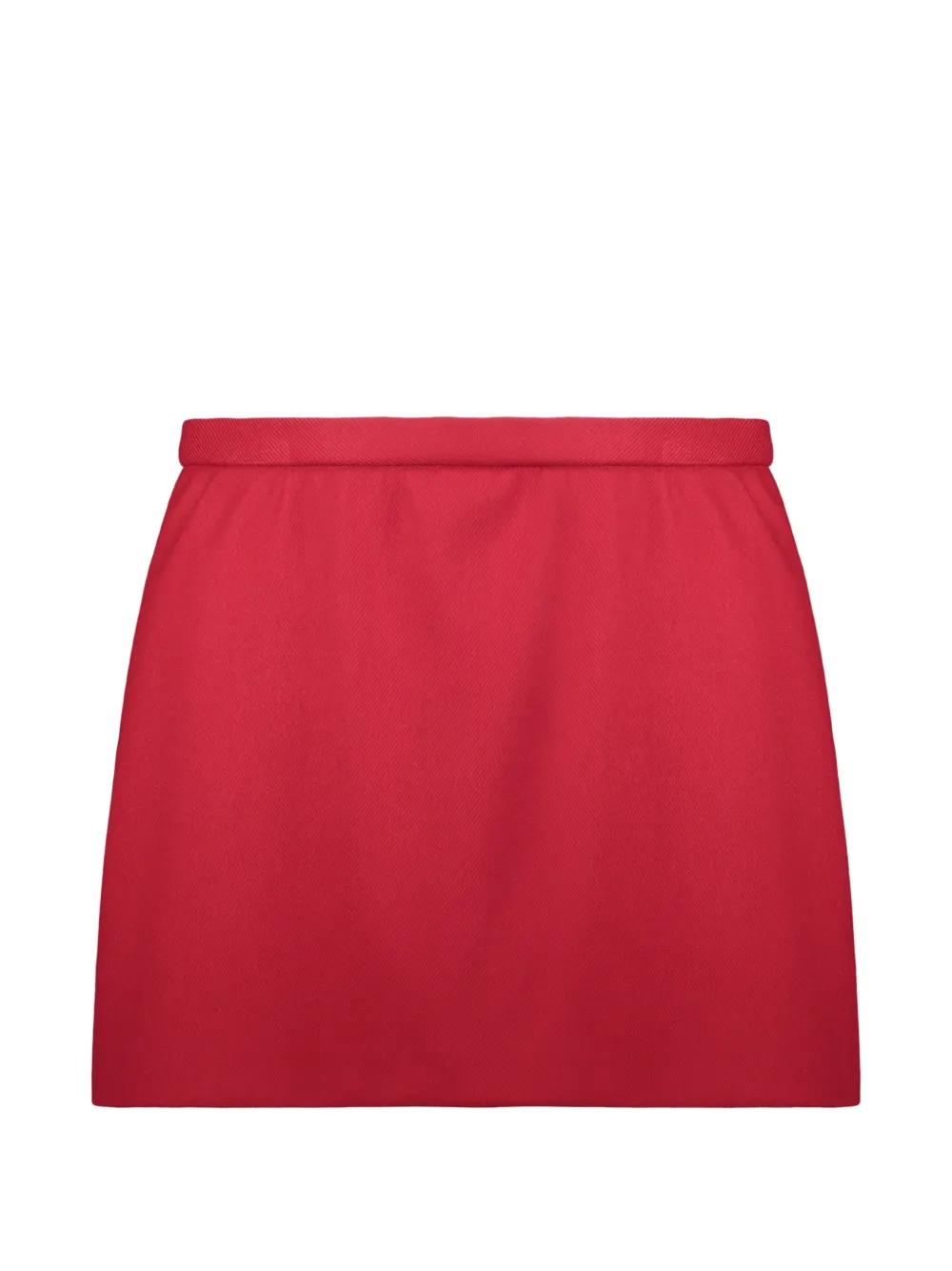 RED Valentino high-waisted twill skort - Rosso