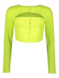 DSQUARED2 cut-out cropped top - Green