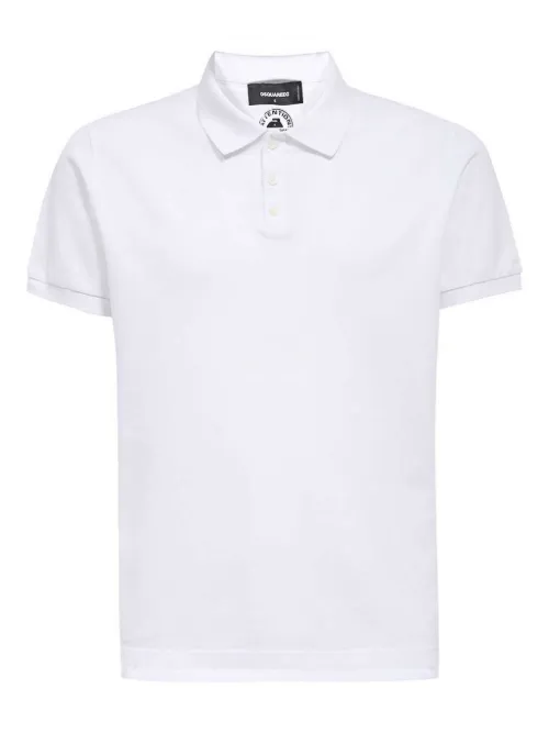 Polo à logo imprimé - DSQUARED2 - Modalova