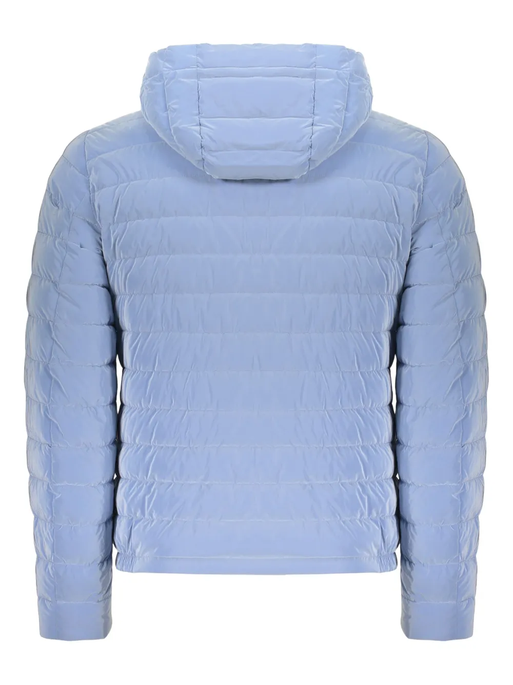 Moorer Lightweight Down Jacket With Hood In Blue