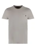 Moorer breast-pocket cotton T-shirt - Grey