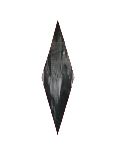Zegna gradient-effect diamond-shaped scarf