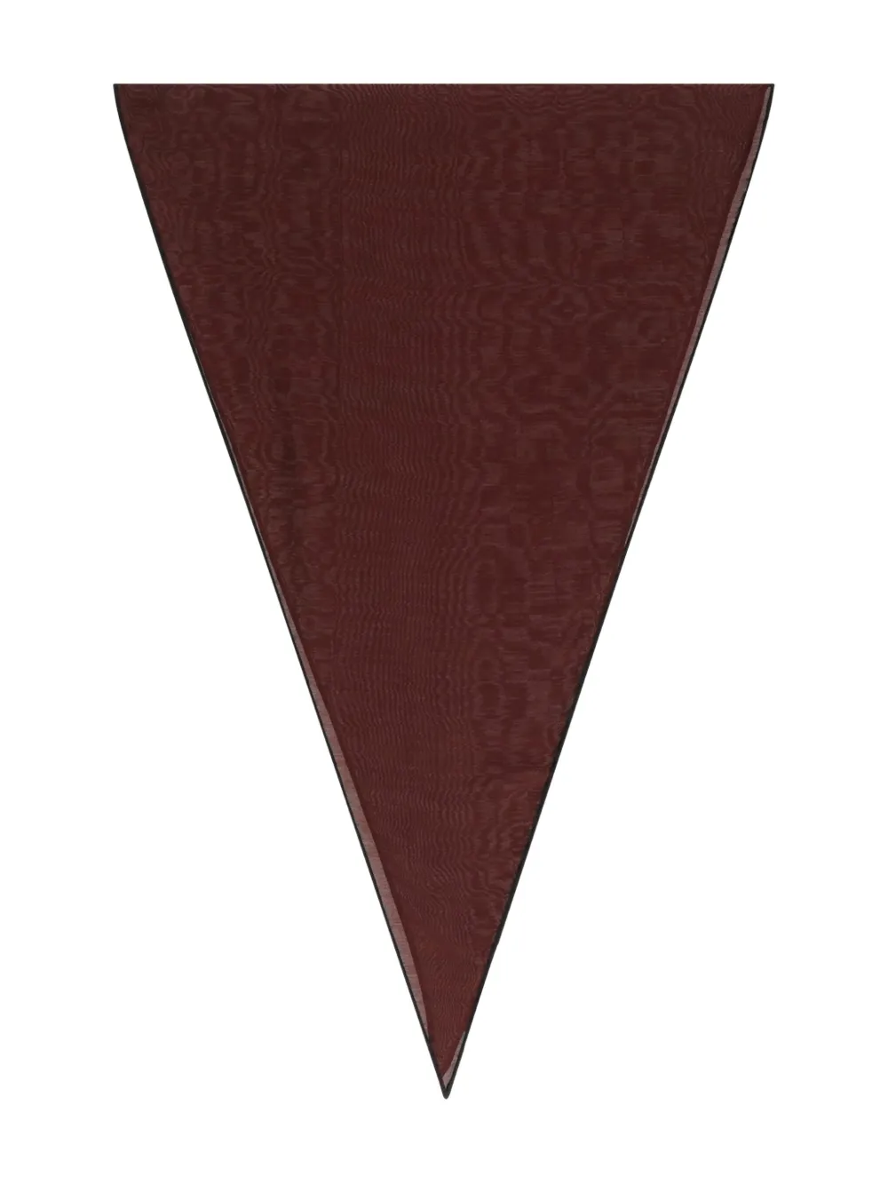 Zegna triangular-edged scarf Bruin