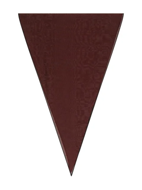 Zegna triangular-edged scarf