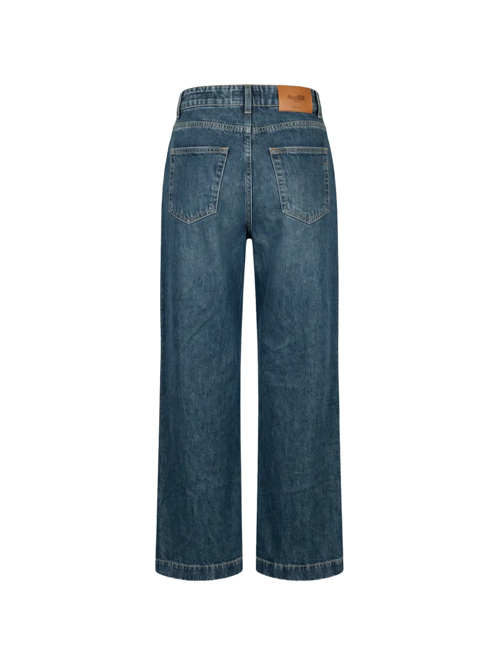 Moorer Straight jeans Blauw