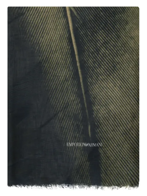 Emporio Armani printed scarf