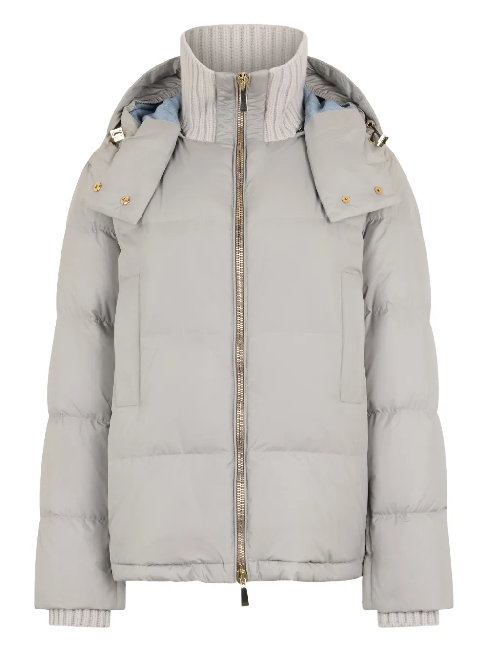 Malo hooded puffer jacket - Grey