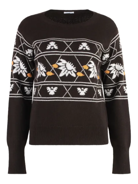 Malo sudadera tejida con logo en intarsia