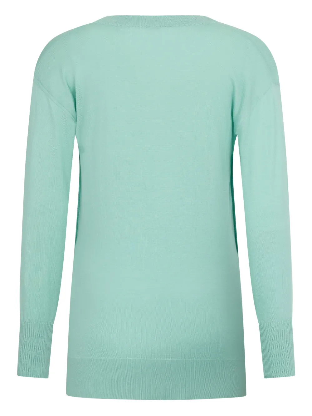  Malo Pull à Col V - Vert 