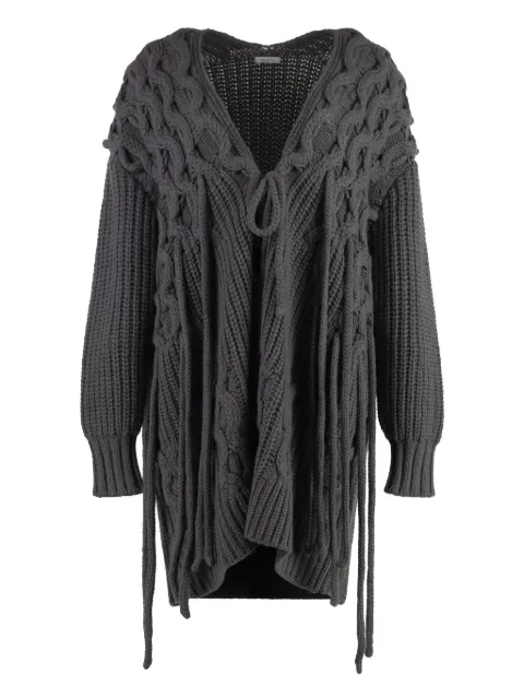 Malo cable-knit cardigan