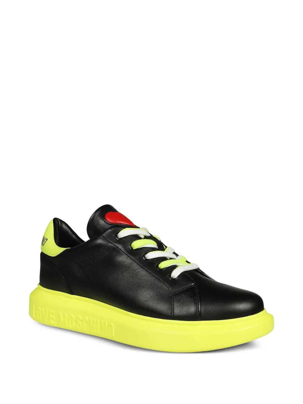 Love Moschino logo-print sneakers Black