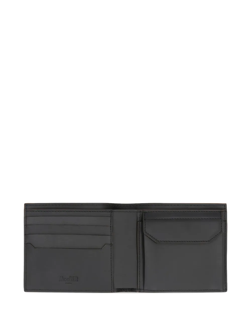 Moorer grained-leather wallet Zwart