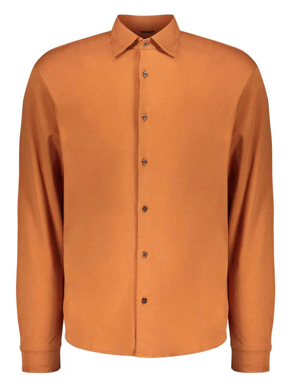 Moorer button-up shirt | Orange | Image 1