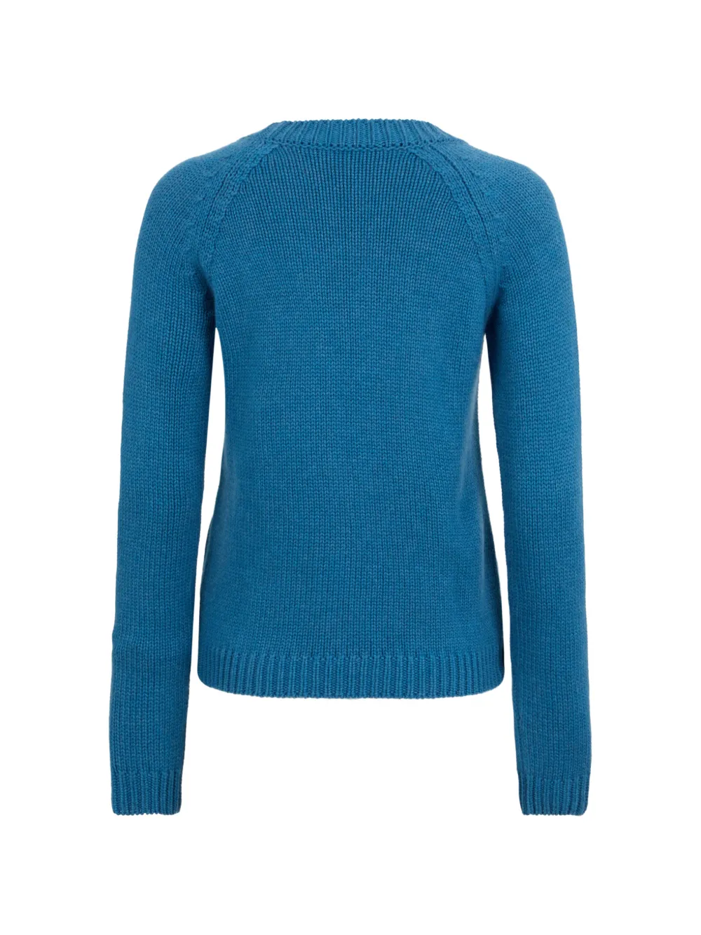 Moorer Ribgebreide trui Blauw