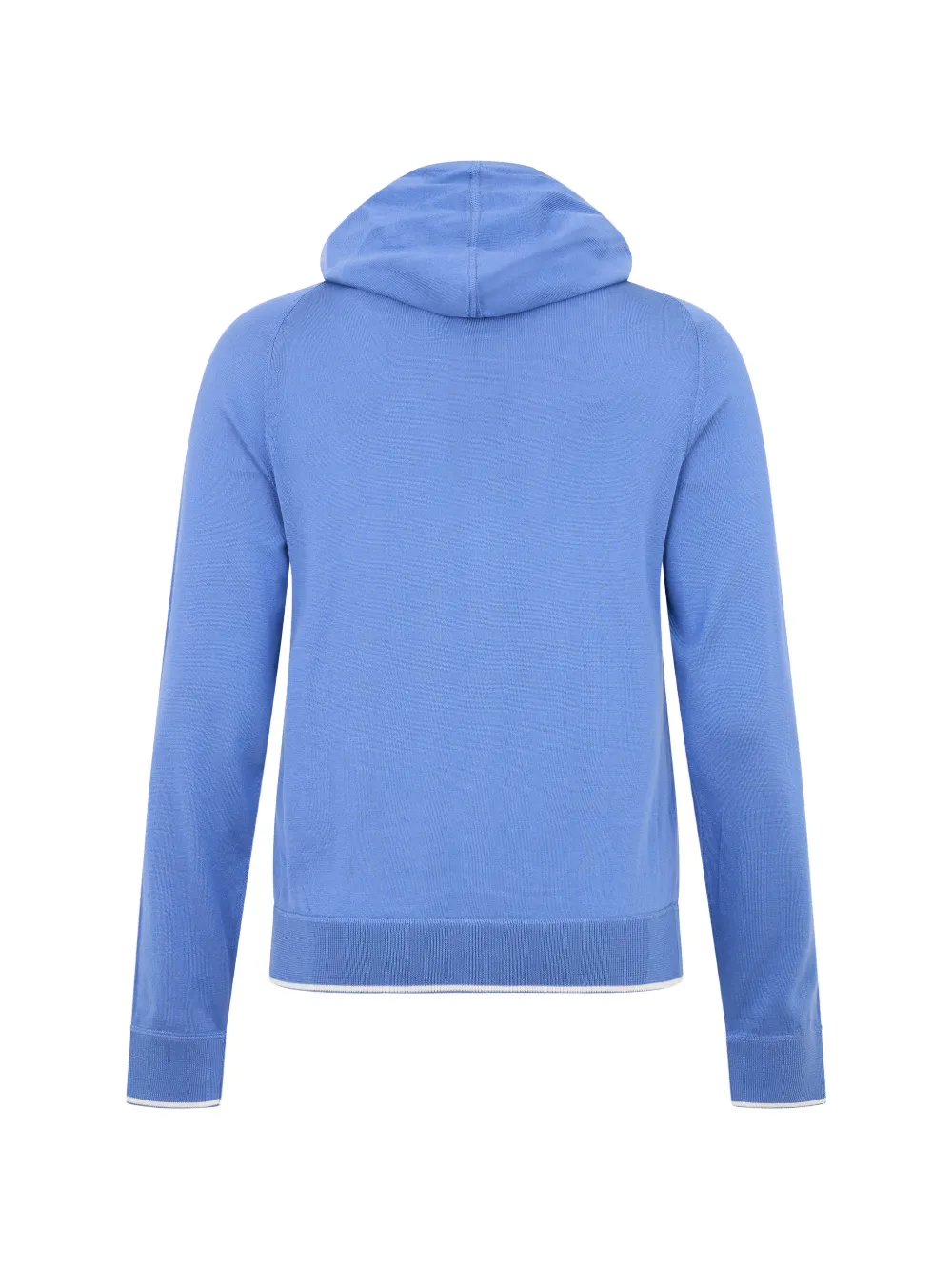 Moorer Nivola Zip-up Drawstring Cardigan in Blue, view 2