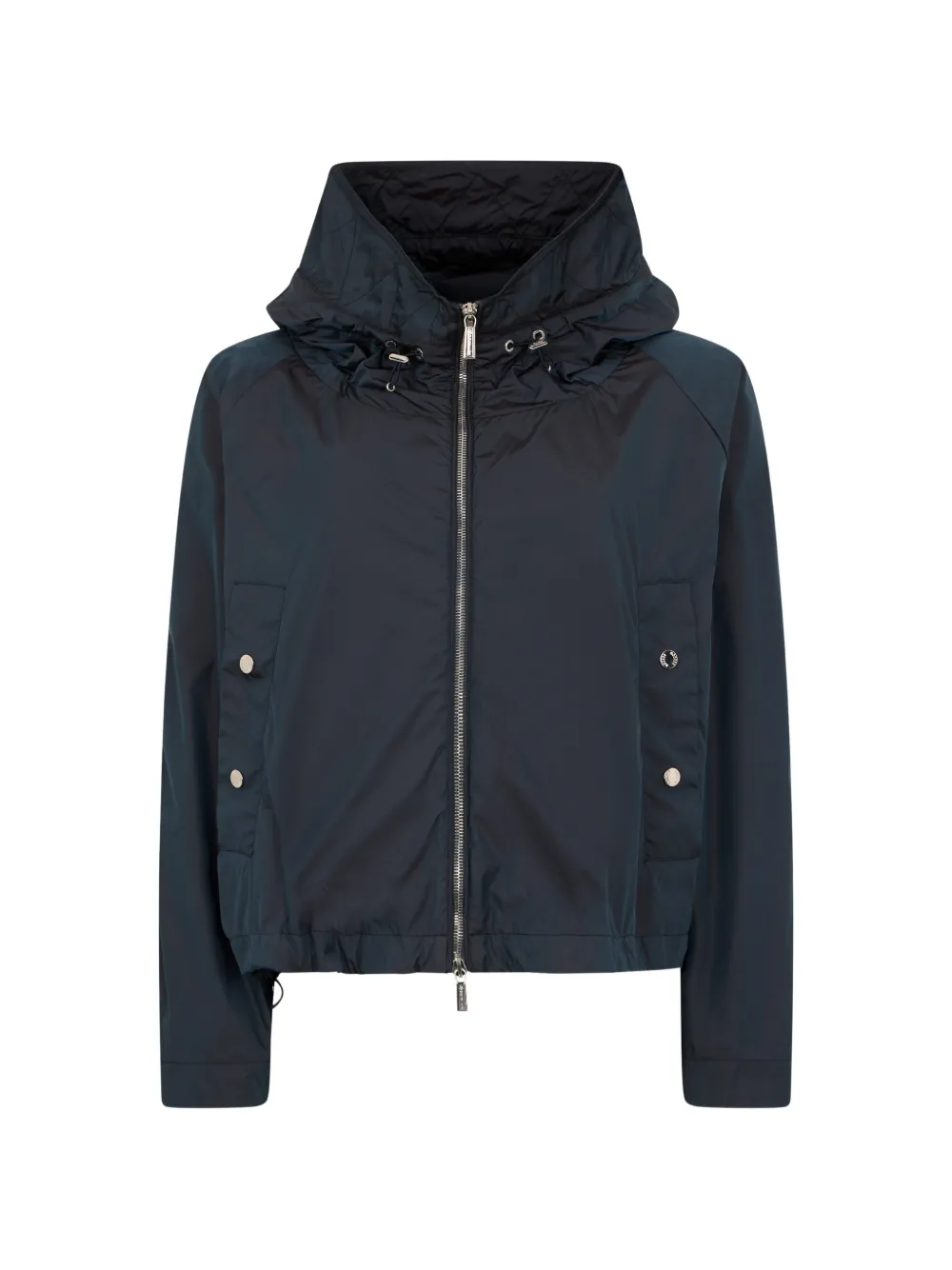 Moorer zip-fastening hooded jacket - Blu