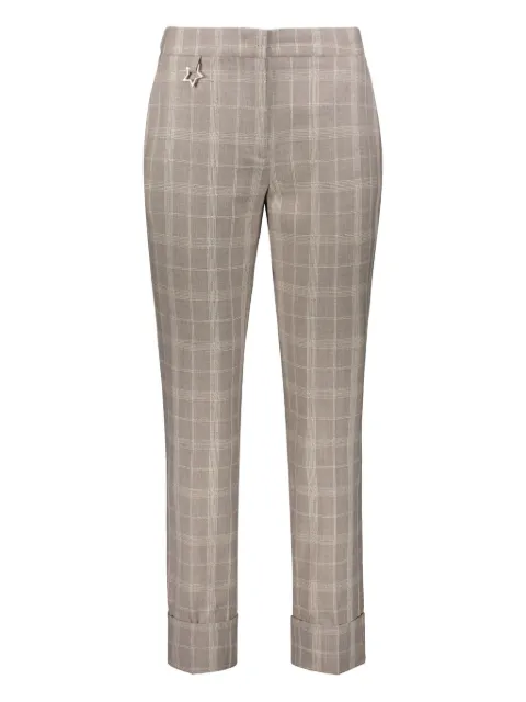 Lorena Antoniazzi check-print trousers