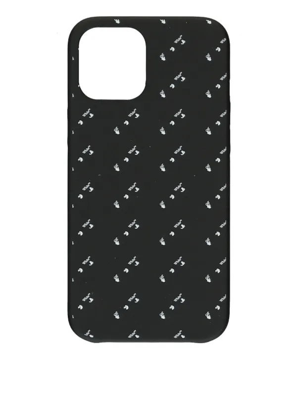 Off-White Logo iPhone 12 Case | Black | FARFETCH BH