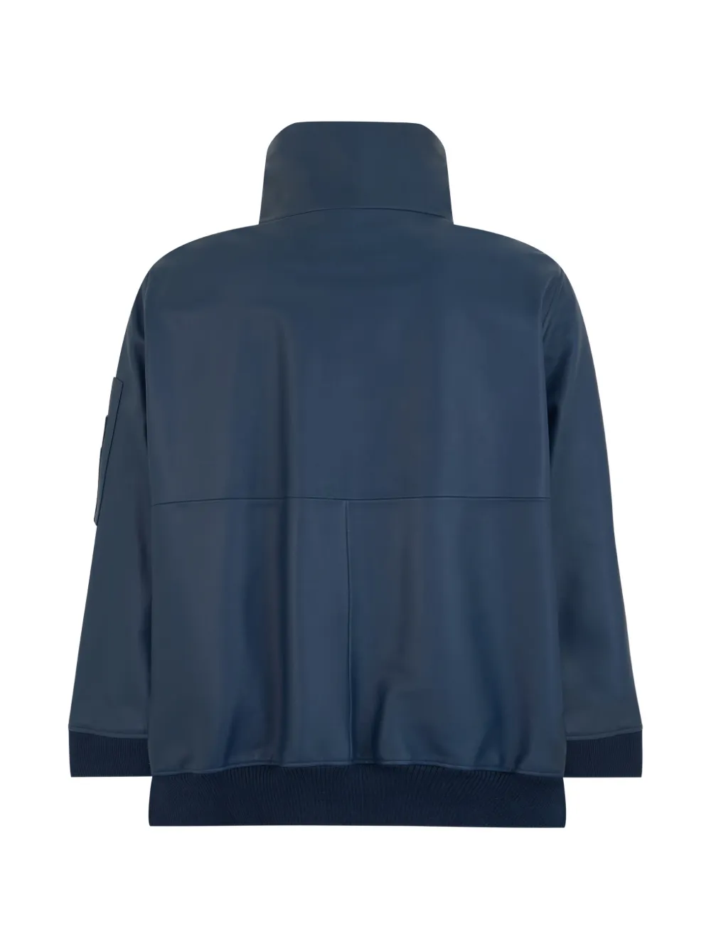 Moorer Olli jack met hoge hals Blauw