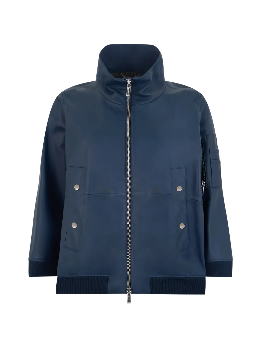 Moorer Olli high-neck jacket - Blu