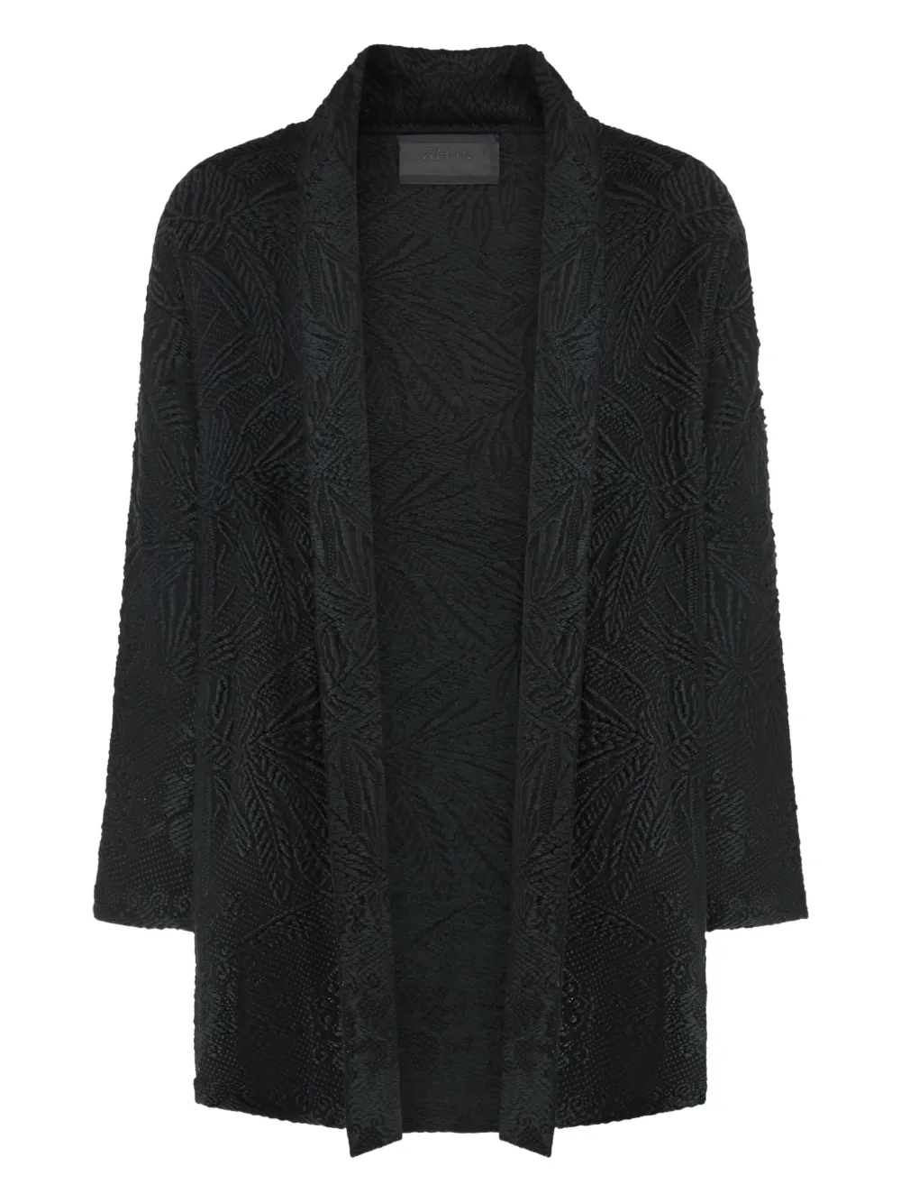 RH45 cárdigan Rhodium Palm | negro | Image 1