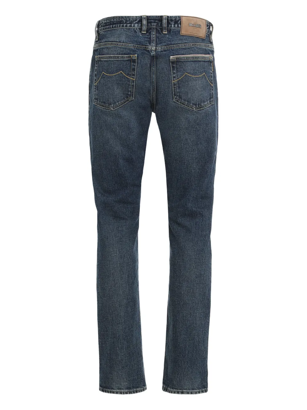 Moorer Pavel-DC104 five-pocket jeans - Blauw