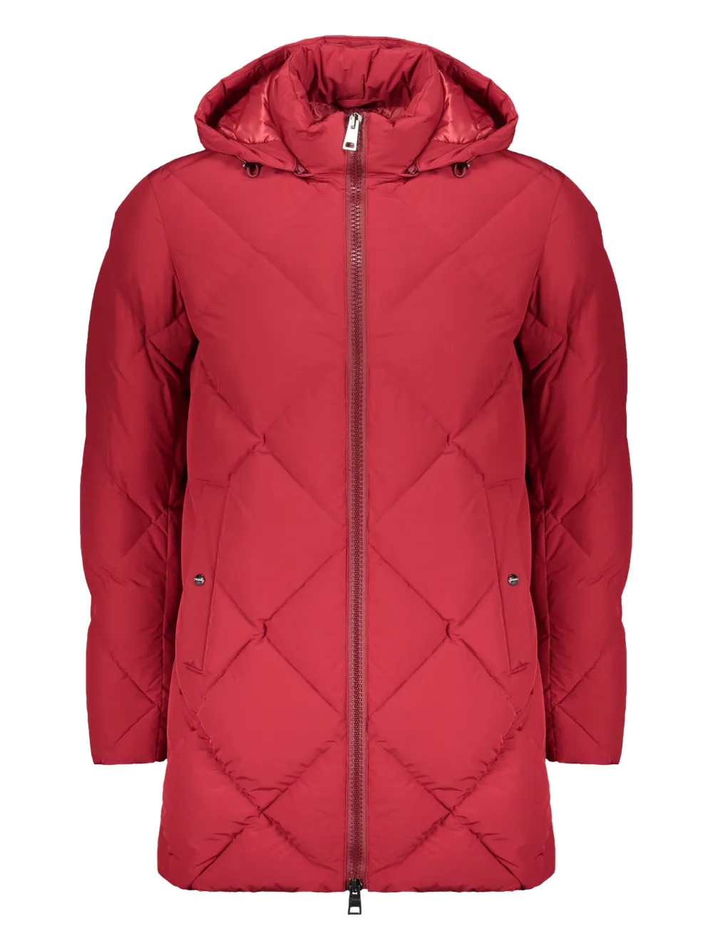 Herno quilted hooded coat | Red | Image 1
