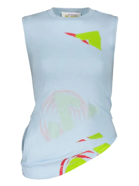 Paolina Russo cotton tank top