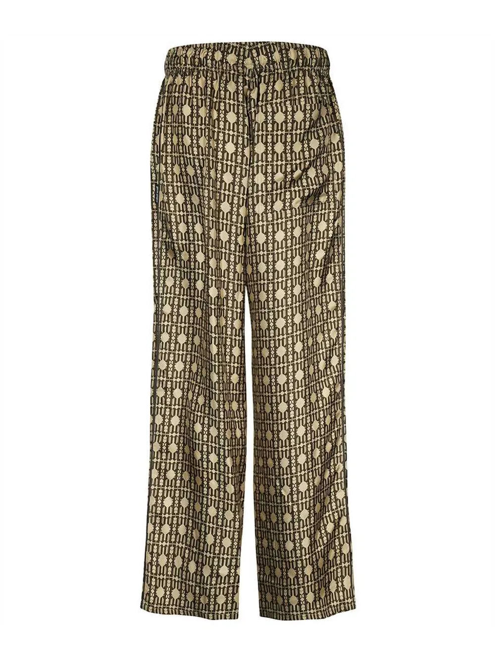 Palm Angels Zijden pyjamabroek Beige