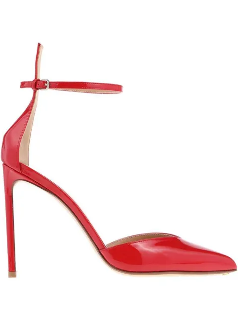 Francesco Russo 100mm leather pumps