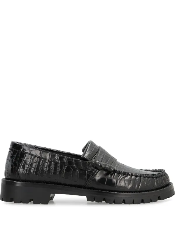 Rhude leather loafers Rhude Penny Loafer Black | The Webster main image 3