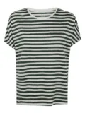 Majestic Filatures striped T-shirt - Black