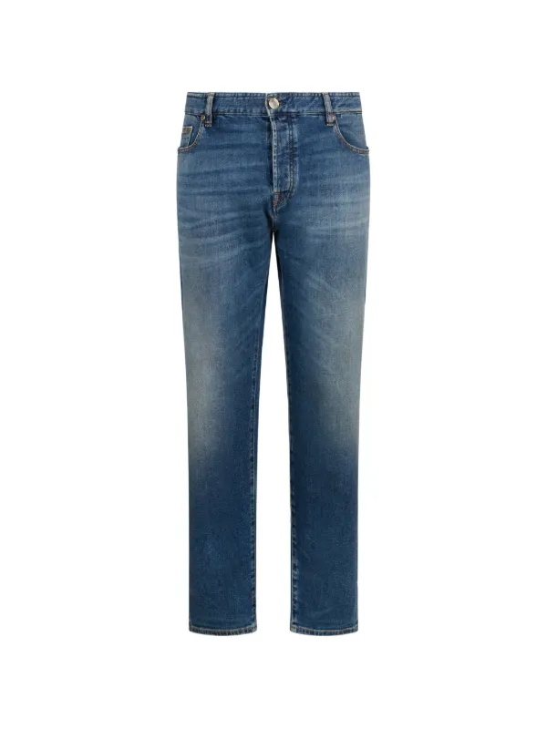 Moorer 5-pocket Trousers in Blue