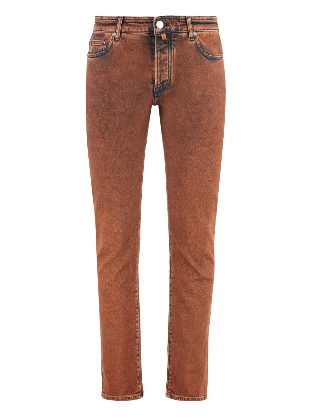 Moorer five-pocket jeans Oranje