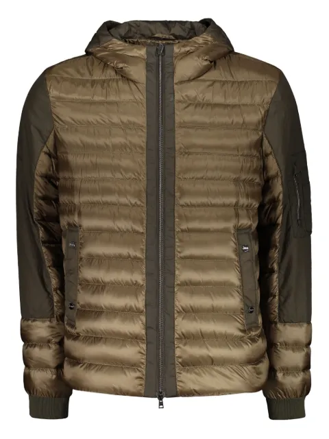Herno contrasting-panels puffer jacket