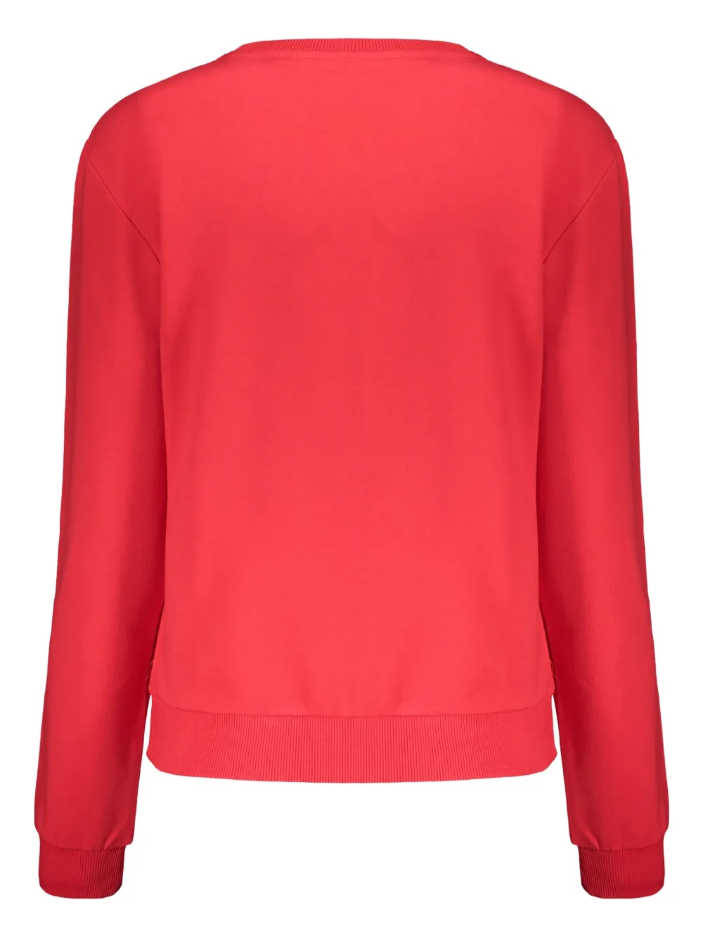 Moschino Sweater met geribbelde afwerking Roze