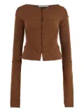 Talia Byre knitted cardigan - Brown