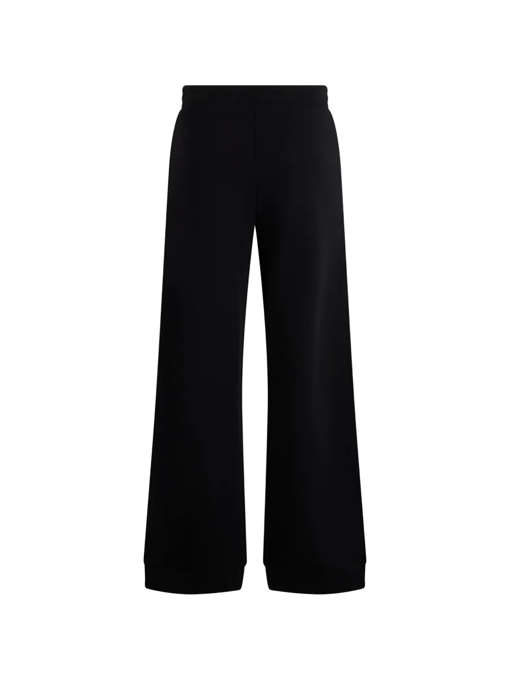 Moorer Tissaias-Th1 wide-leg drawstring track pants Zwart