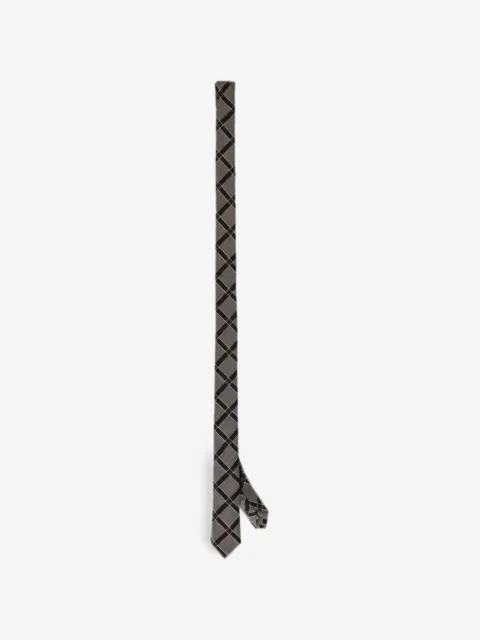 Corneliani check-motif tie