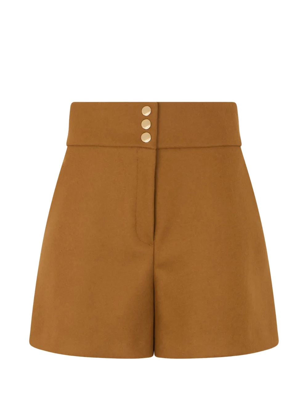 Valentino Garavani buttoned tailored shorts - Marrone