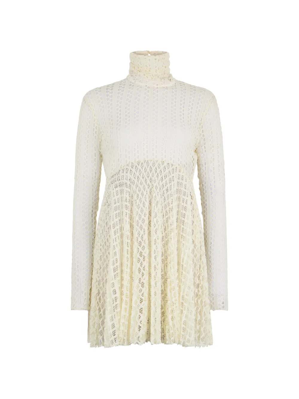 Philosophy Di Lorenzo Serafini high-neck lace midi dress - Toni neutri