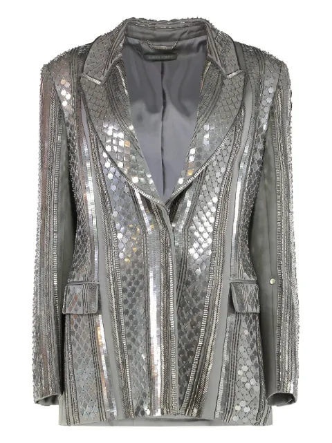 Alberta Ferretti sequin-embellishment blazer