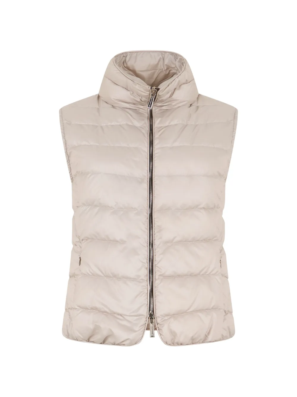 Moorer Antefp quilted high-neck gilet - Tons neutres