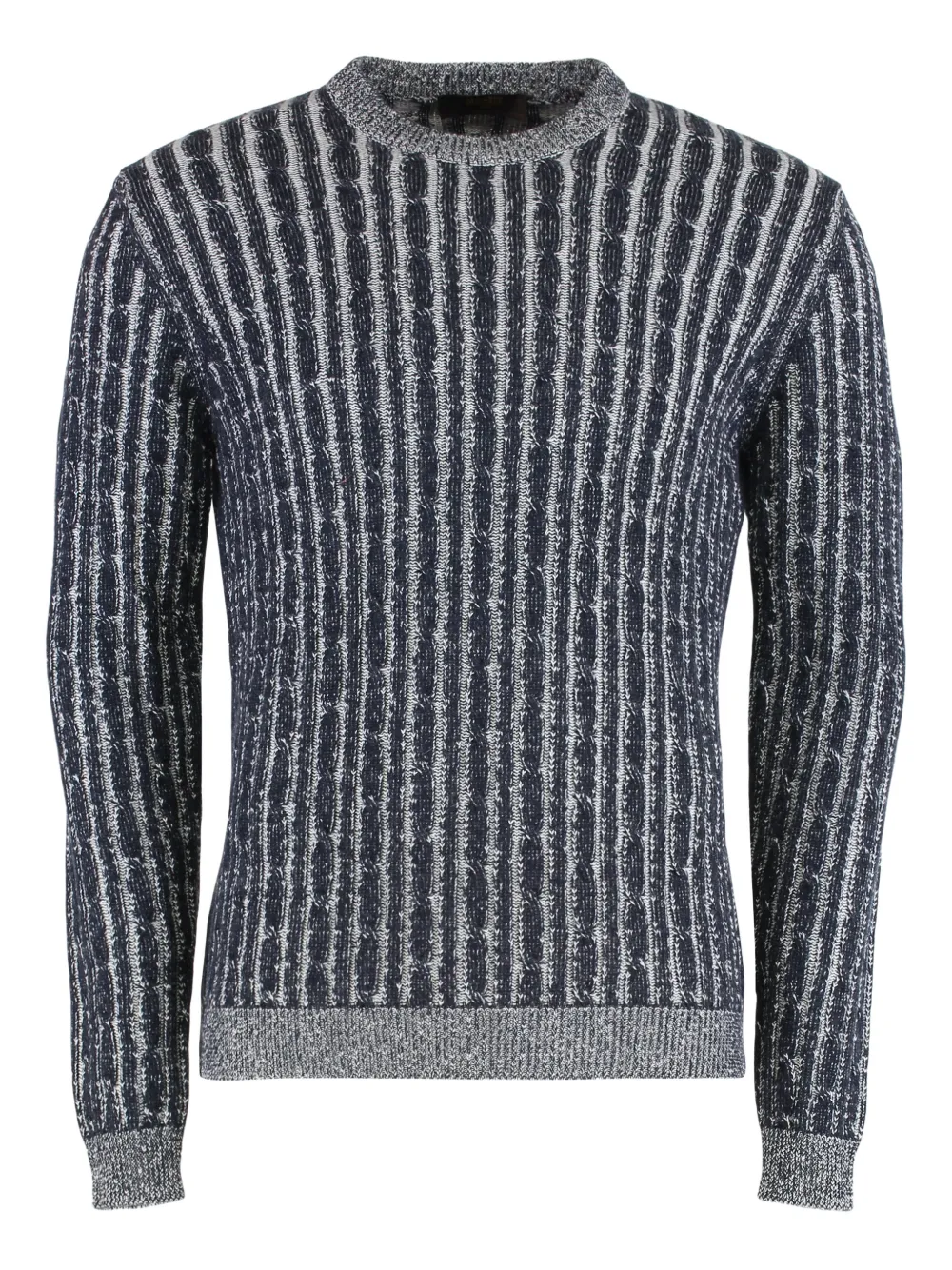 Moorer textured sweater | Blue | Image 1